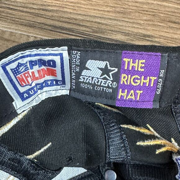 Vintage Pittsburgh Steelers‎ Starter Pro Line Adjustable Starburst Hat NFL - Picture 7 of 7